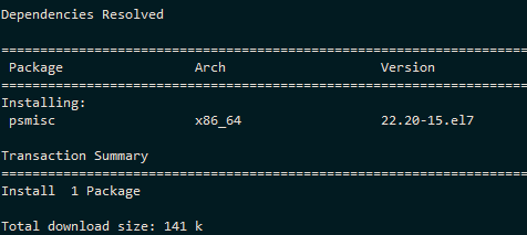 install-psmisc-package